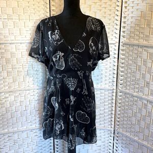 🔥Skeleton pattern long blouse🔥